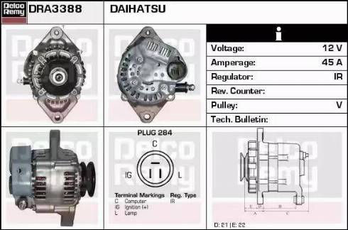 Remy DRA3388 - Alternator www.molydon.hr