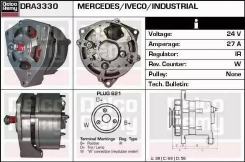 Remy DRA3330 - Alternator www.molydon.hr