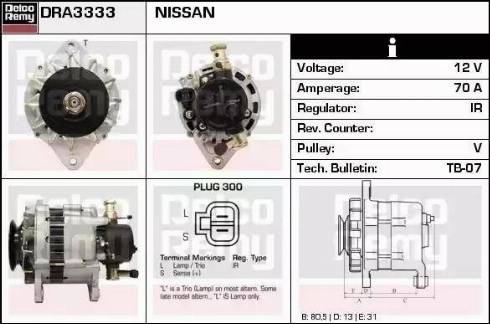 Remy DRA3333 - Alternator www.molydon.hr