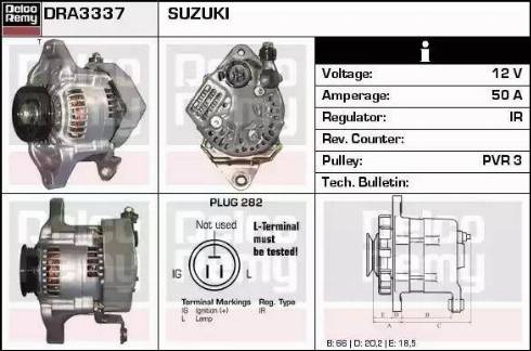 Remy DRA3337 - Alternator www.molydon.hr