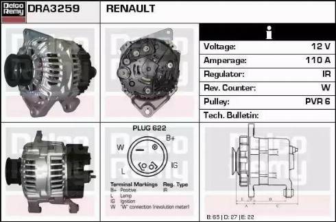 Remy DRA3259 - Alternator www.molydon.hr