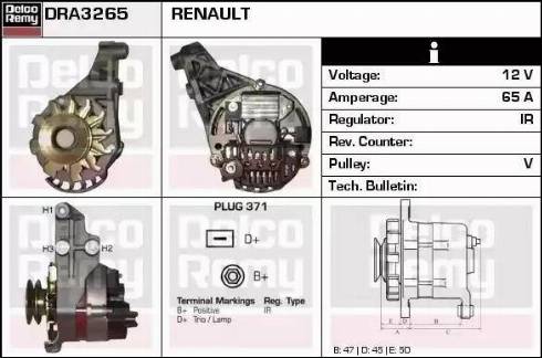 Remy DRA3265 - Alternator www.molydon.hr