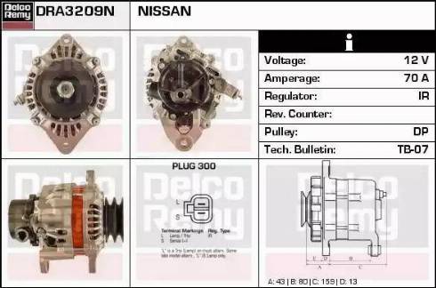 Remy DRA3209N - Alternator www.molydon.hr