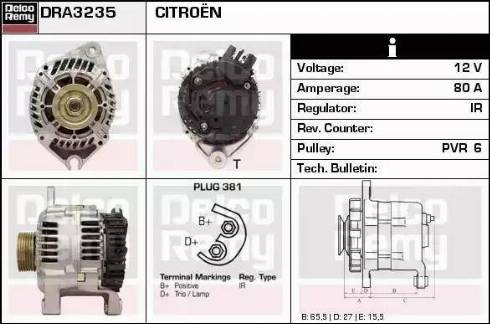 Remy DRA3235 - Alternator www.molydon.hr