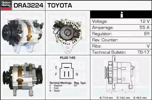 Remy DRA3224 - Alternator www.molydon.hr