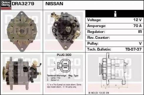 Remy DRA3279N - Alternator www.molydon.hr