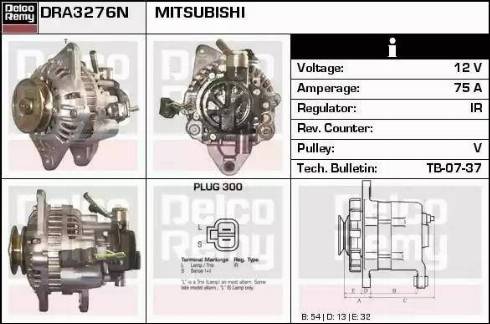 Remy DRA3276N - Alternator www.molydon.hr