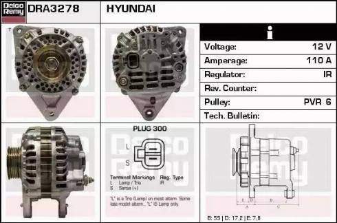 Remy DRA3278 - Alternator www.molydon.hr