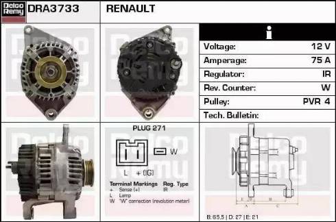 Remy DRA3733 - Alternator www.molydon.hr