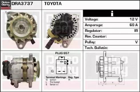 Remy DRA3737 - Alternator www.molydon.hr