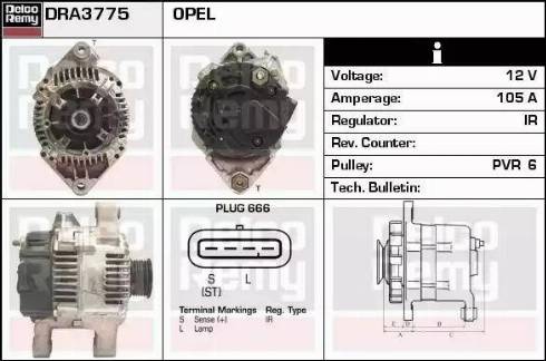 Remy DRA3775 - Alternator www.molydon.hr