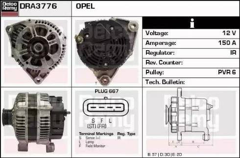 Remy DRA3776 - Alternator www.molydon.hr