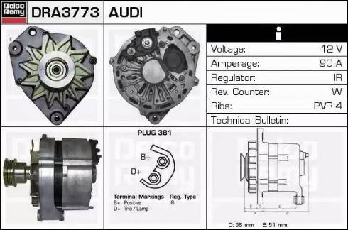 Remy DRA3773 - Alternator www.molydon.hr