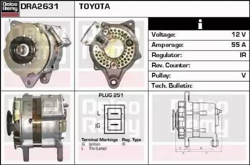 Remy DRA2631 - Alternator www.molydon.hr