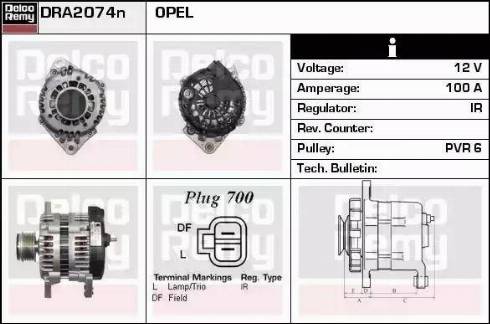 Remy DRA2074N - Alternator www.molydon.hr