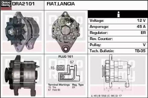 Remy DRA2101 - Alternator www.molydon.hr