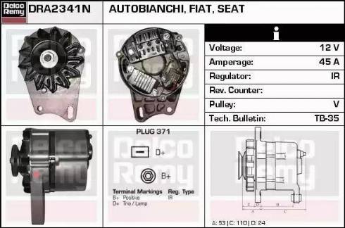 Remy DRA2341N - Alternator www.molydon.hr