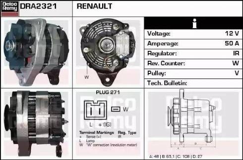 Remy DRA2321 - Alternator www.molydon.hr