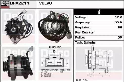 Remy DRA2211 - Alternator www.molydon.hr