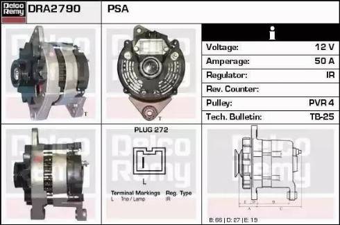 Remy DRA2793 - Alternator www.molydon.hr