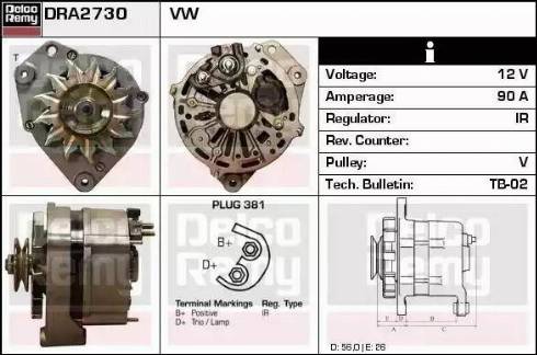 Remy DRA2730 - Alternator www.molydon.hr