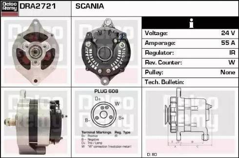 Remy DRA2721 - Alternator www.molydon.hr