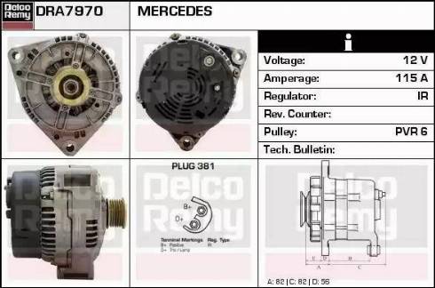 Remy DRA7970 - Alternator www.molydon.hr