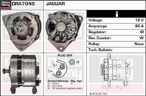 Remy DRA7040 - Alternator www.molydon.hr