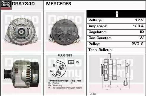 Remy DRA7340 - Alternator www.molydon.hr