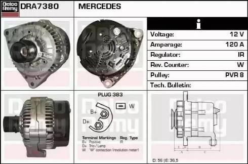 Remy DRA7380 - Alternator www.molydon.hr