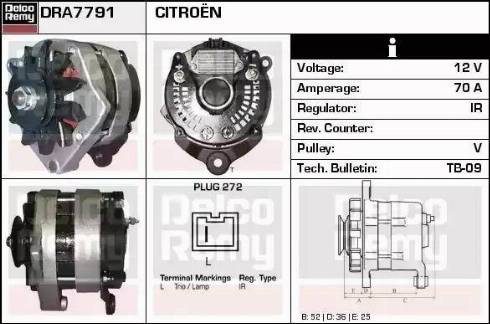 Remy DRA7791 - Alternator www.molydon.hr