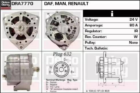 Remy DRA7770 - Alternator www.molydon.hr