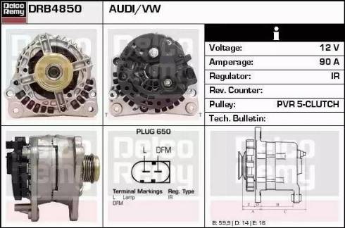 Remy DRB4850 - Alternator www.molydon.hr