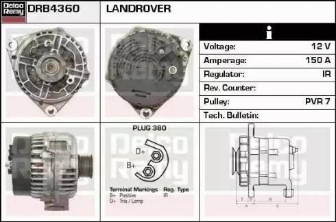 Remy DRB4360 - Alternator www.molydon.hr