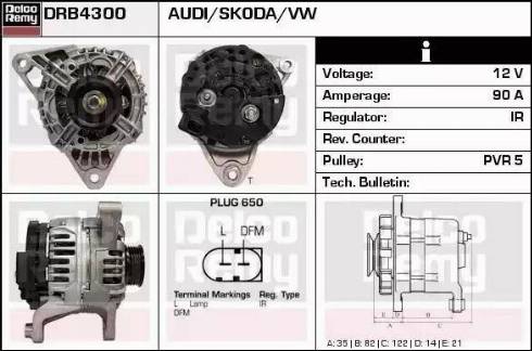 Remy DRB4300 - Alternator www.molydon.hr