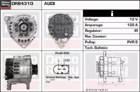 Remy DRB4310 - Alternator www.molydon.hr