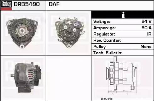 Remy DRB5490 - Alternator www.molydon.hr