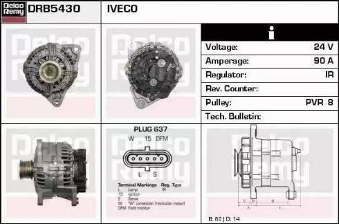 Remy DRB5430 - Alternator www.molydon.hr