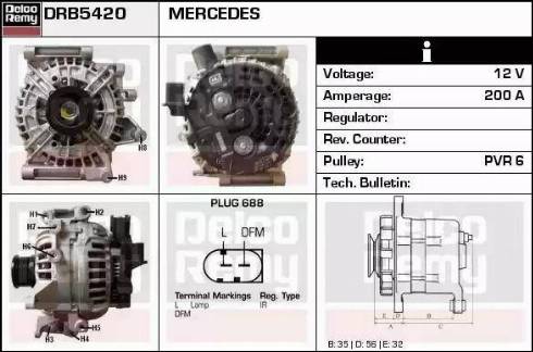 Remy DRB5420 - Alternator www.molydon.hr