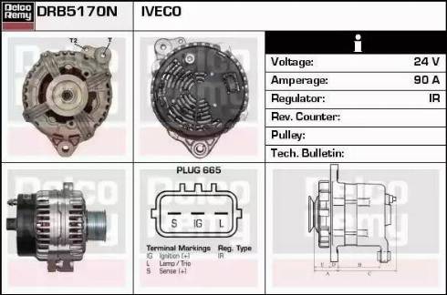 Remy DRB5170N - Alternator www.molydon.hr