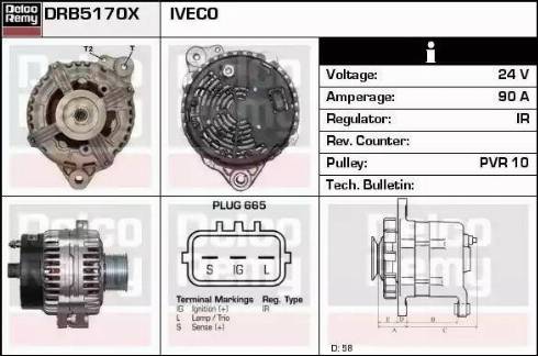 Remy DRB5170X - Alternator www.molydon.hr