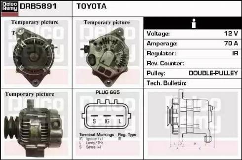 Remy DRB5891 - Alternator www.molydon.hr