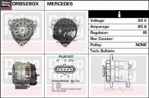 Remy DRB5280X - Alternator www.molydon.hr