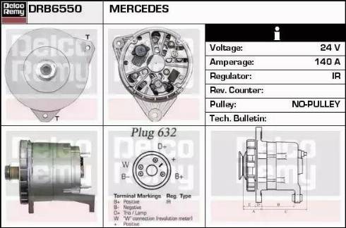 Remy DRB6550 - Alternator www.molydon.hr