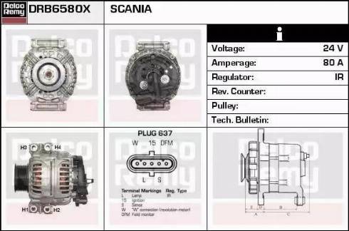 Remy DRB6580X - Alternator www.molydon.hr