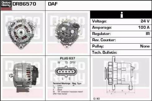 Remy DRB6570 - Alternator www.molydon.hr