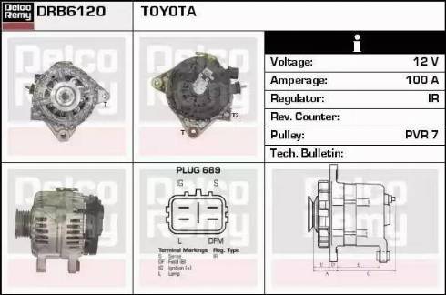 Remy DRB6120 - Alternator www.molydon.hr