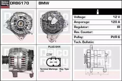 Remy DRB6170 - Alternator www.molydon.hr