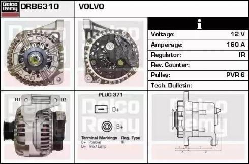 Remy DRB6310 - Alternator www.molydon.hr