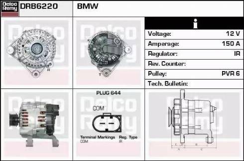 Remy DRB6220 - Alternator www.molydon.hr